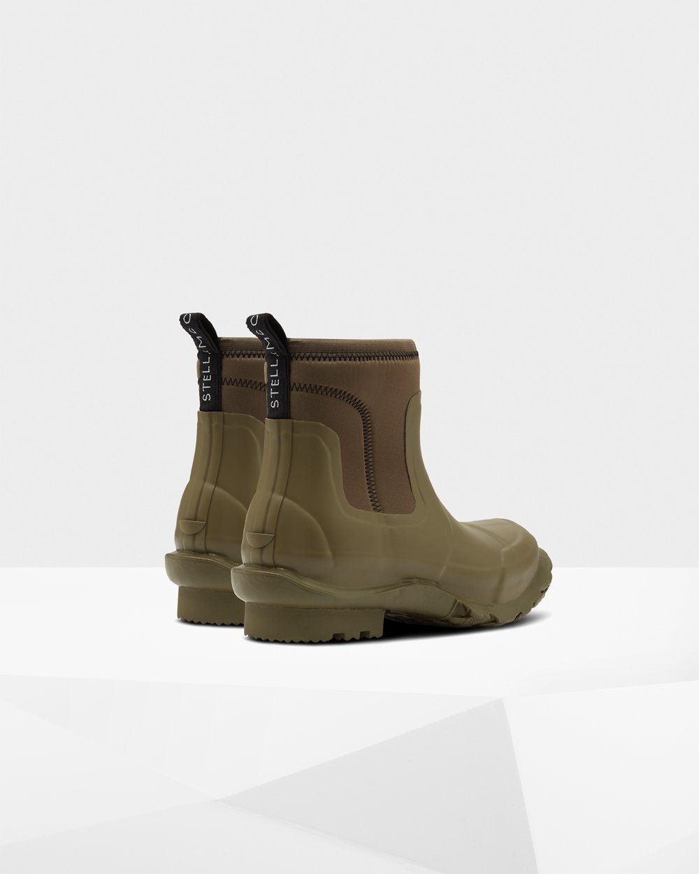 Botas Chelsea Hunter Feminina Verde Oliva - Stella Mccartney X - 62JLAPSRH